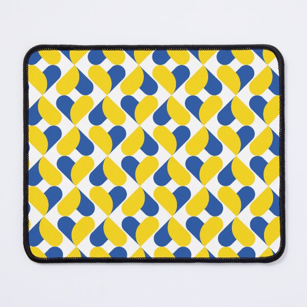 Item preview, XO Hearts: Blue/Yellow designed and sold by Motel Sunset.