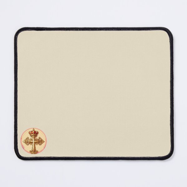 Item preview, Golden Christian Cross with Royal Crown - "King of Kings" Religious Art designed and sold by matthsoopaStyle.