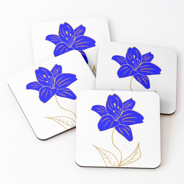 Item preview, Blue & Gold Lily designed and sold by PamelaJay.