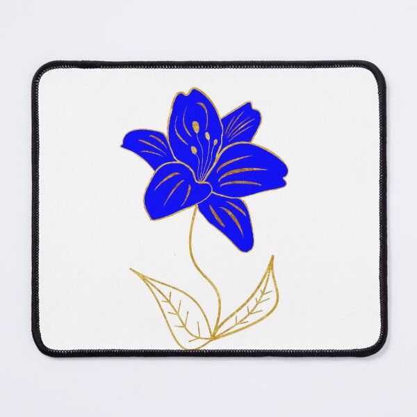 Item preview, Blue & Gold Lily designed and sold by PamelaJay.