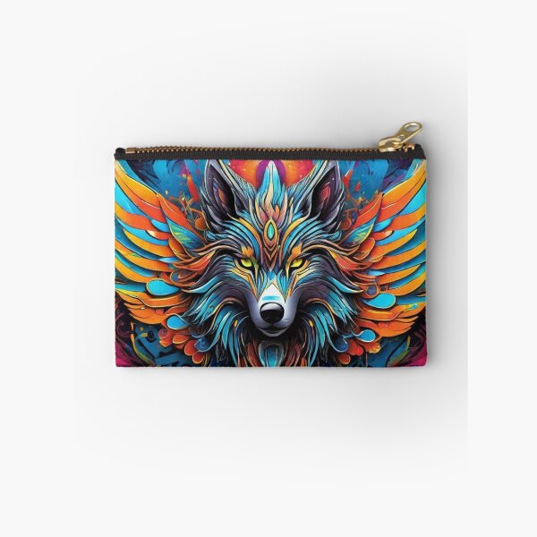 Item preview, The Winged Howl of Rebirth - Magic Wolf Dimension - Visionary Art designed and sold by ascentphenix.