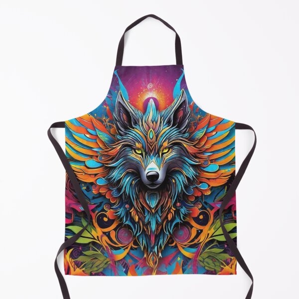 Item preview, The Winged Howl of Rebirth - Magic Wolf Dimension - Visionary Art designed and sold by ascentphenix.