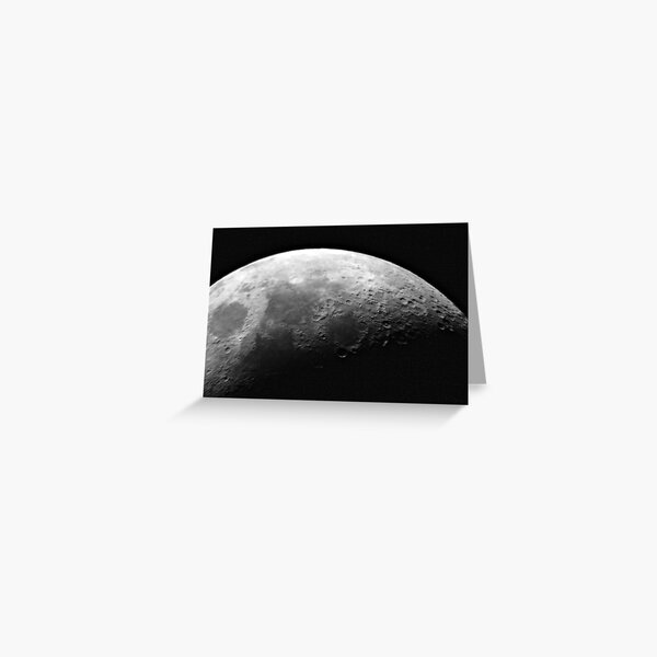 Craters on the Moon, Space Greeting Card
