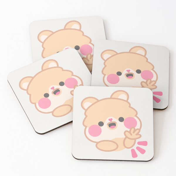 Item preview,  Cute Beige Teddy Bear Making a Sweet Bye Gesture designed and sold by nada-art.