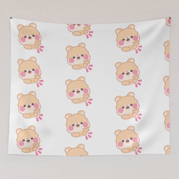 Item preview,  Cute Beige Teddy Bear Making a Sweet Bye Gesture designed and sold by nada-art.