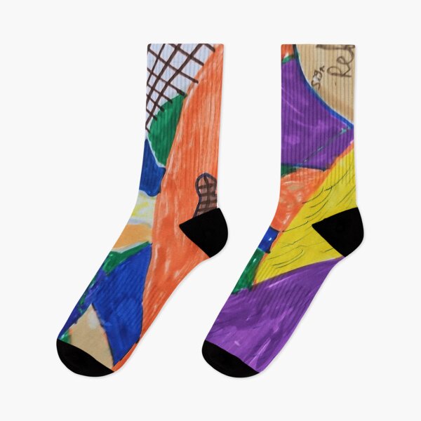 Item preview, Colorful Abstract Joy Face – Playful Stained Glass Style Art designed and sold by LuxuryApparels.