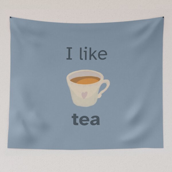 Item preview, I Like Tea - for tea lovers  designed and sold by Little Paper Palace.