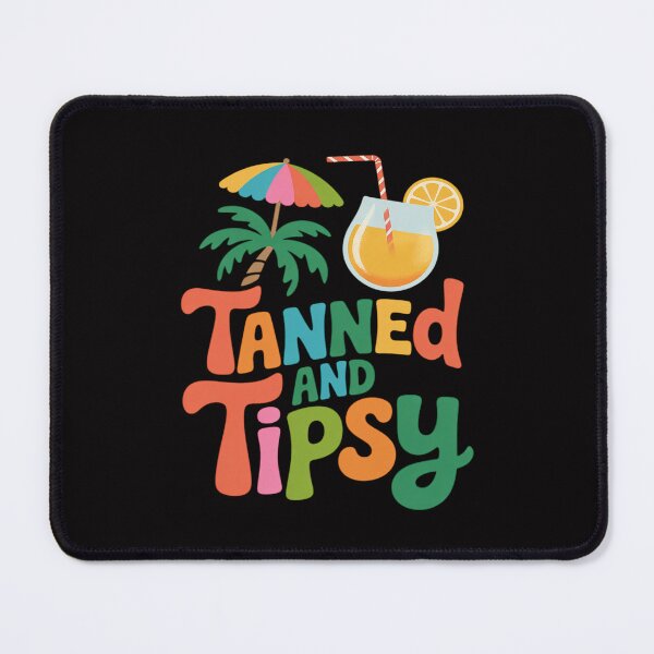 Item preview, Tanned And Tipsy Beach Vibes Fun Summer Cocktails designed and sold by HermanTricia.