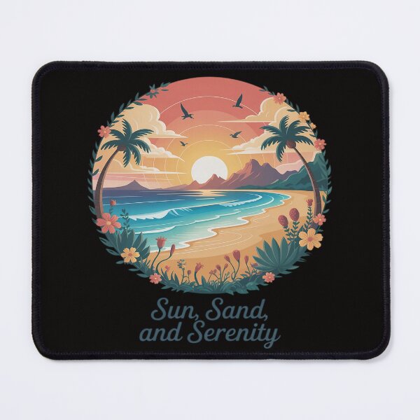 Item preview, Summer Saying Sun, Sand, and Serenity Tropical Beach Vacation designed and sold by DarioRosales.