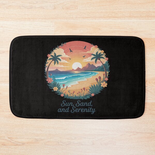 Item preview, Summer Saying Sun, Sand, and Serenity Tropical Beach Vacation designed and sold by DarioRosales.