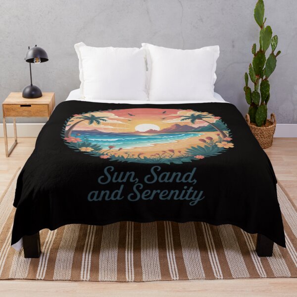 Item preview, Summer Saying Sun, Sand, and Serenity Tropical Beach Vacation designed and sold by DarioRosales.