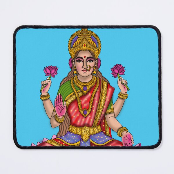 Item preview, Goddess Lakshmi Design – Divine Goddess of Wealth Art designed and sold by Harshit_Digital_Arts.
