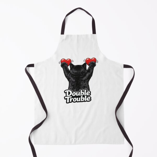 Item preview, Black Cat Valentine Hearts - Funny Troubles designed and sold by memememescat.