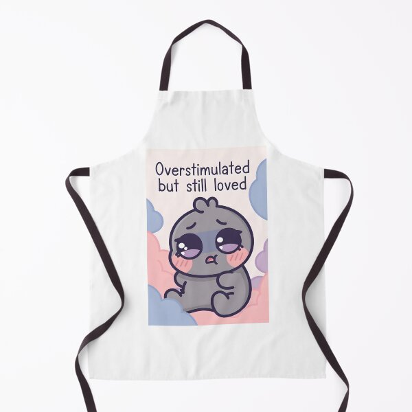 Item preview, Overstimulated But Still Loved - Cute Neurodivergent Autism ADHD Sticker designed and sold by MukuMint.