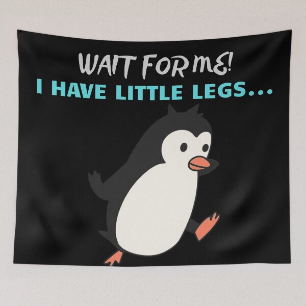 Item preview, Wait For Me! I Have Little Legs – Short Height Sarcasm Running Joke Gnome Style designed and sold by 9morethan9®.