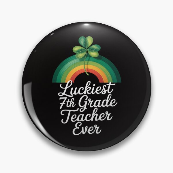 Item preview, St. Patricks Day Luckiest 7th Grade Teacher designed and sold by DarioRosales.