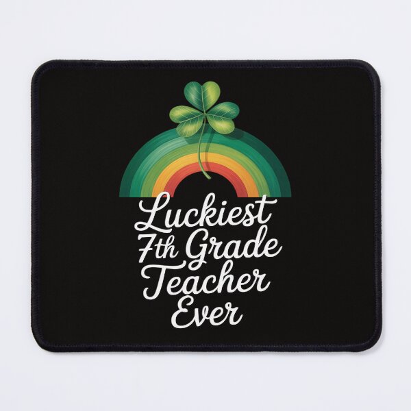 Item preview, St. Patricks Day Luckiest 7th Grade Teacher designed and sold by DarioRosales.