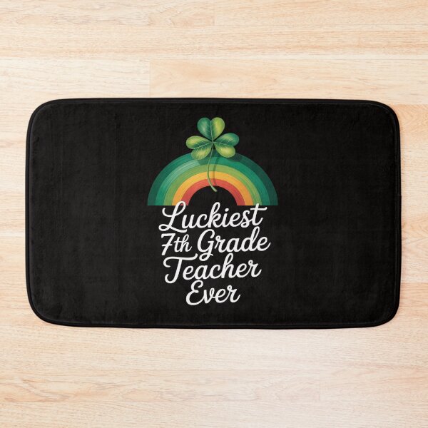 Item preview, St. Patricks Day Luckiest 7th Grade Teacher designed and sold by DarioRosales.