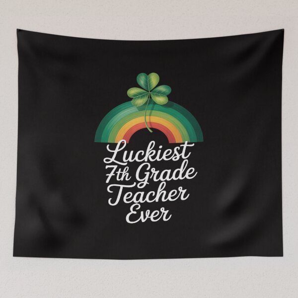 Item preview, St. Patricks Day Luckiest 7th Grade Teacher designed and sold by DarioRosales.