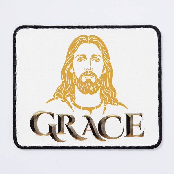 Item preview, Grace | Minimal Christian Faith Art in Gold designed and sold by Aura Design.