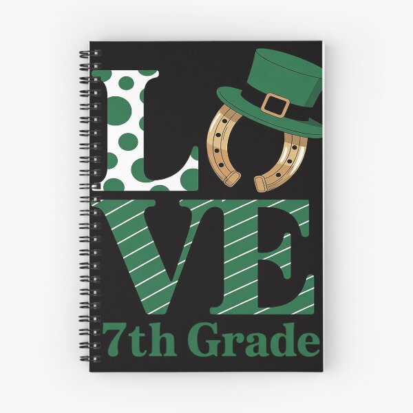 Item preview, St Patricks Day Love 7th grade Teacher Shamrock leprechaun designed and sold by HermanTricia.