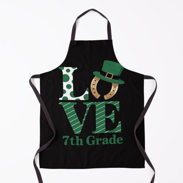 Item preview, St Patricks Day Love 7th grade Teacher Shamrock leprechaun designed and sold by HermanTricia.