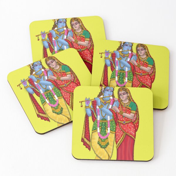 Item preview, Lord Radha Krishna Design – Divine Love Artwork designed and sold by Harshit_Digital_Arts.