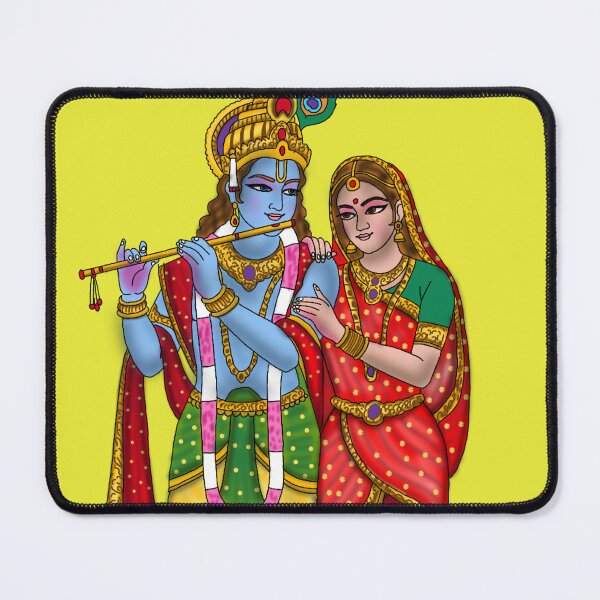 Item preview, Lord Radha Krishna Design – Divine Love Artwork designed and sold by Harshit_Digital_Arts.