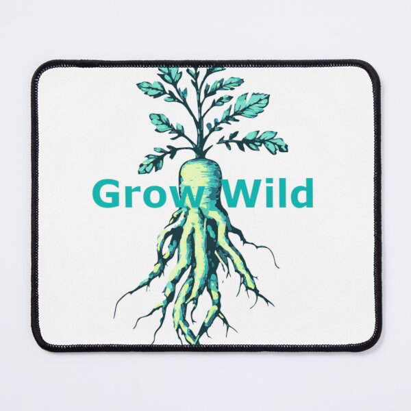 Item preview, Ginseng Root Illustration – Grow Wild | Herbal Botanical Art designed and sold by LuxuryApparels.