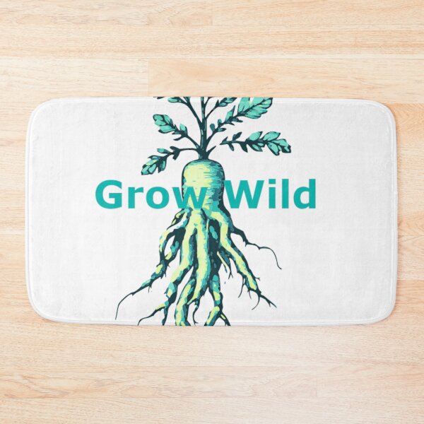 Item preview, Ginseng Root Illustration – Grow Wild | Herbal Botanical Art designed and sold by LuxuryApparels.
