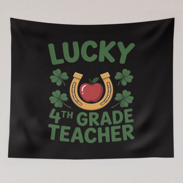 Item preview, St Patrick Day Teacher - Lucky To Be 4th Grade Teacher designed and sold by DarioRosales.
