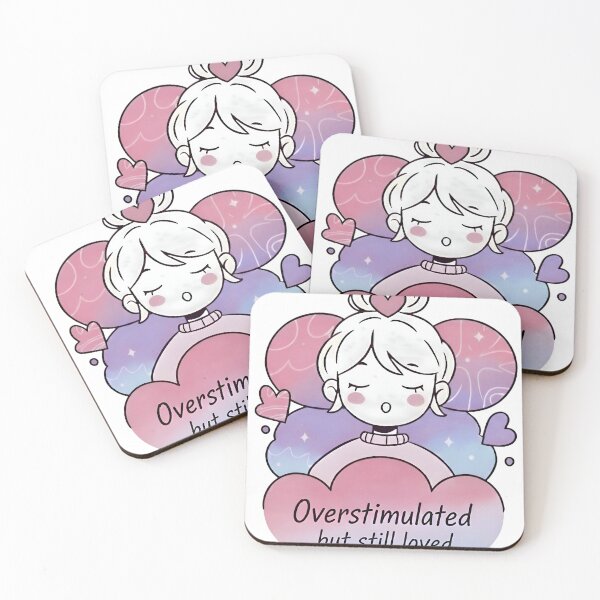 Item preview, Overstimulated but Still Loved – Soft Valentine Comfort Art designed and sold by MukuMint.