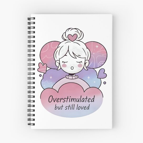 Item preview, Overstimulated but Still Loved – Soft Valentine Comfort Art designed and sold by MukuMint.