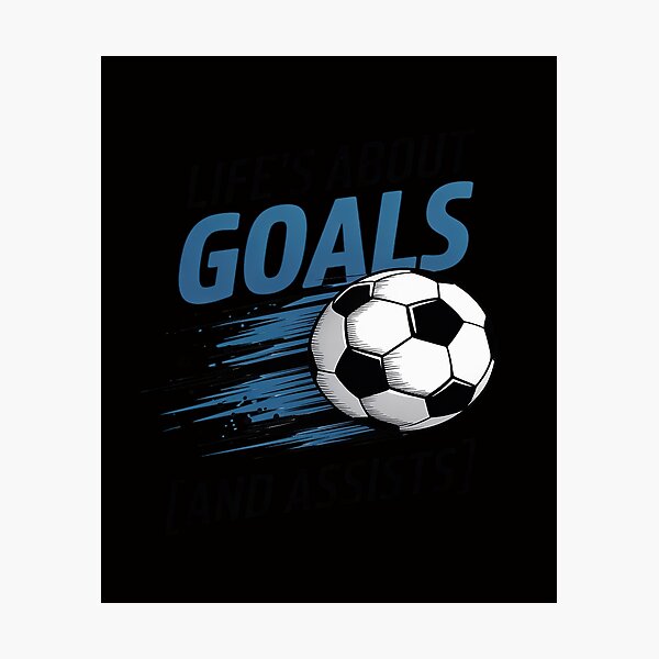 Item preview, Soccer Player - Life's About Goals & Assists - Boys Soccer designed and sold by HermanTricia.