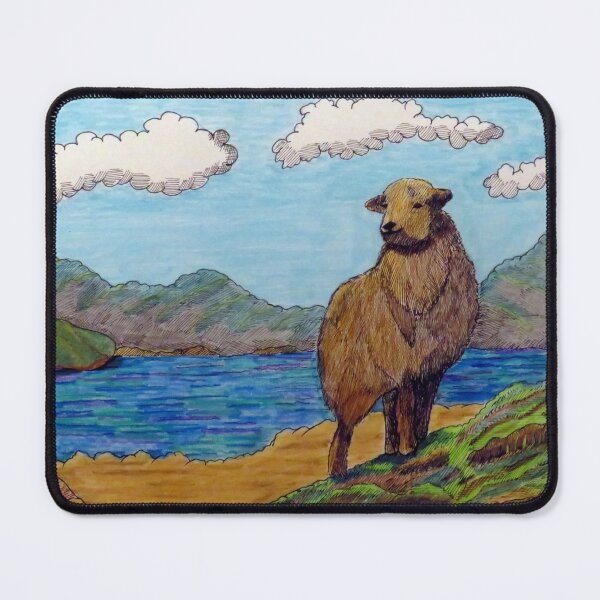 Item preview, 1059 - A HERDWICK SHEEP - DAVE EDWARDS - MIXED MEDIA - 2026 designed and sold by BLYTHART.