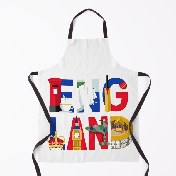 Item preview, England Typographic Illustration - National English Icons designed and sold by KatanaCreative.