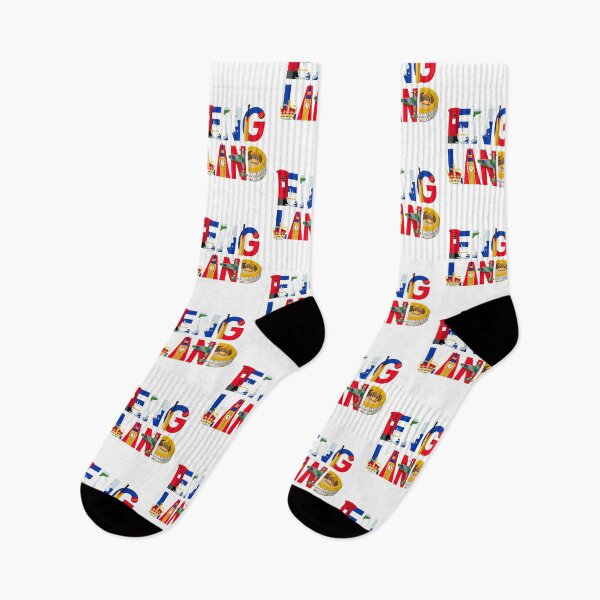 Item preview, England Typographic Illustration - National English Icons designed and sold by KatanaCreative.