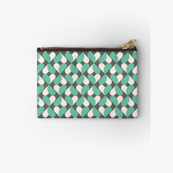 Item preview, XO Hearts: Aqua/Cream designed and sold by Motel Sunset.