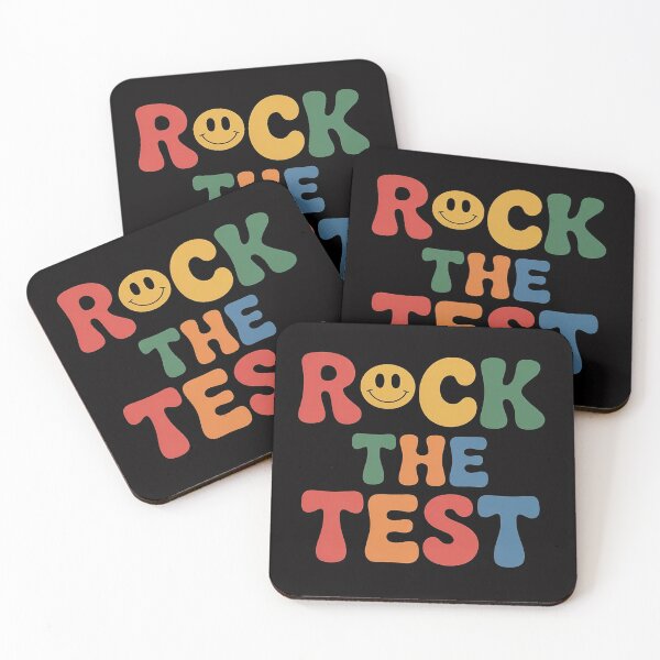 Item preview, Rock The Test Testing Day Motivational Teacher Student designed and sold by HermanTricia.