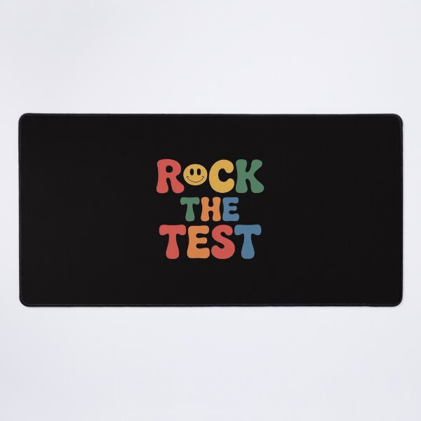 Item preview, Rock The Test Testing Day Motivational Teacher Student designed and sold by HermanTricia.