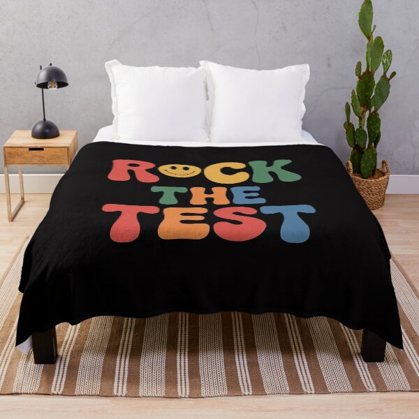 Item preview, Rock The Test Testing Day Motivational Teacher Student designed and sold by HermanTricia.