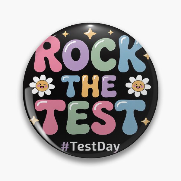 Item preview, Rock The Test Testing Day Motivational Teacher Student 2 designed and sold by HermanTricia.