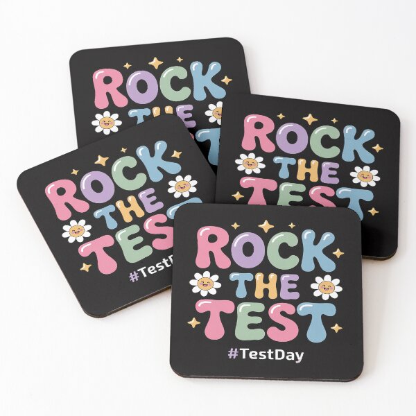 Item preview, Rock The Test Testing Day Motivational Teacher Student 2 designed and sold by HermanTricia.