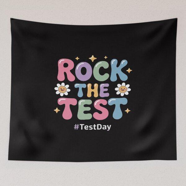 Item preview, Rock The Test Testing Day Motivational Teacher Student 2 designed and sold by HermanTricia.