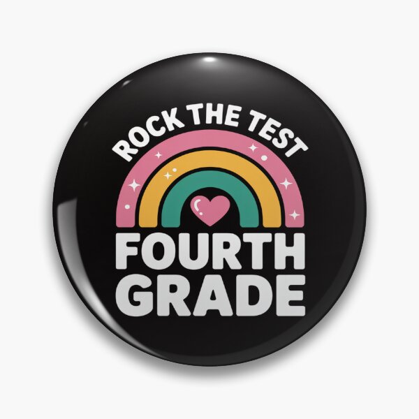 Item preview, Rock The Test Fourth Grade Rainbow Test Day Teacher Student 2 designed and sold by DarioRosales.