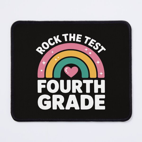 Item preview, Rock The Test Fourth Grade Rainbow Test Day Teacher Student 2 designed and sold by DarioRosales.