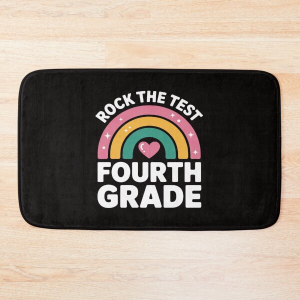 Item preview, Rock The Test Fourth Grade Rainbow Test Day Teacher Student 2 designed and sold by DarioRosales.
