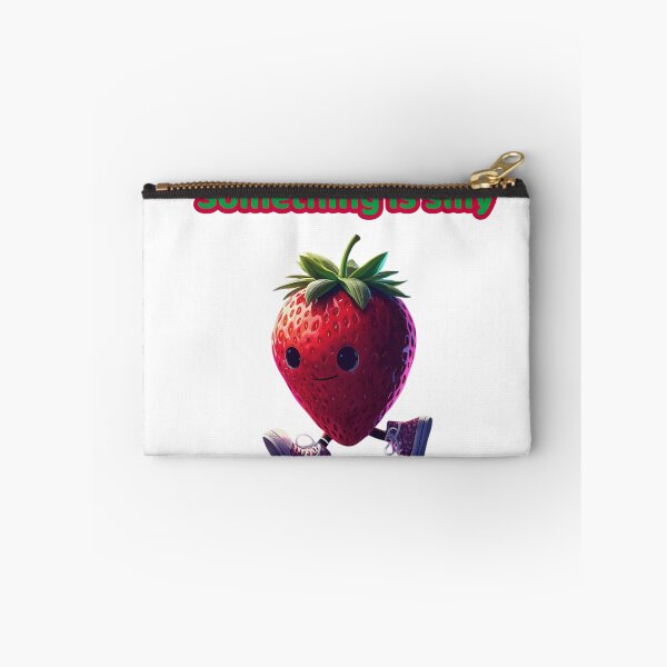 Item preview, Something Is Silly – Funny Strawberry Character for Kids designed and sold by AME Kids Designs.