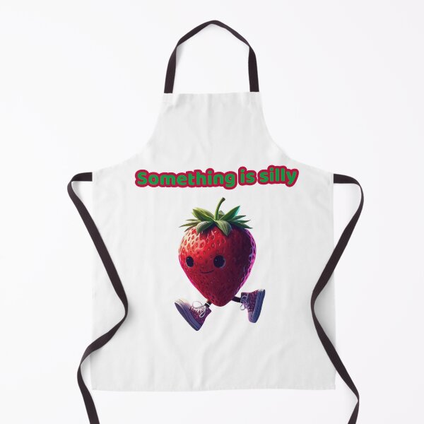 Item preview, Something Is Silly – Funny Strawberry Character for Kids designed and sold by AME Kids Designs.