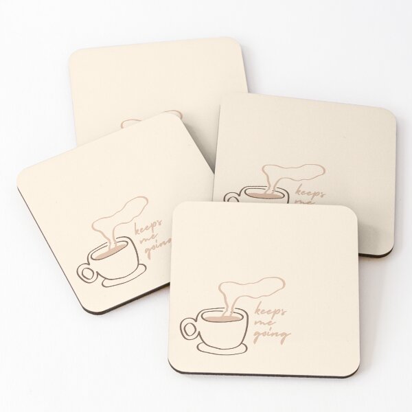 Item preview, Coffee Keeps Me Going Minimal designed and sold by heyyoyeah63.